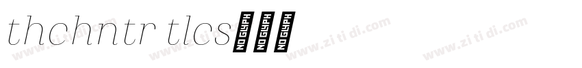 Athachantr Italics字体转换